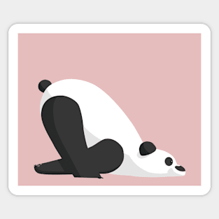 Tired Panda Sticker